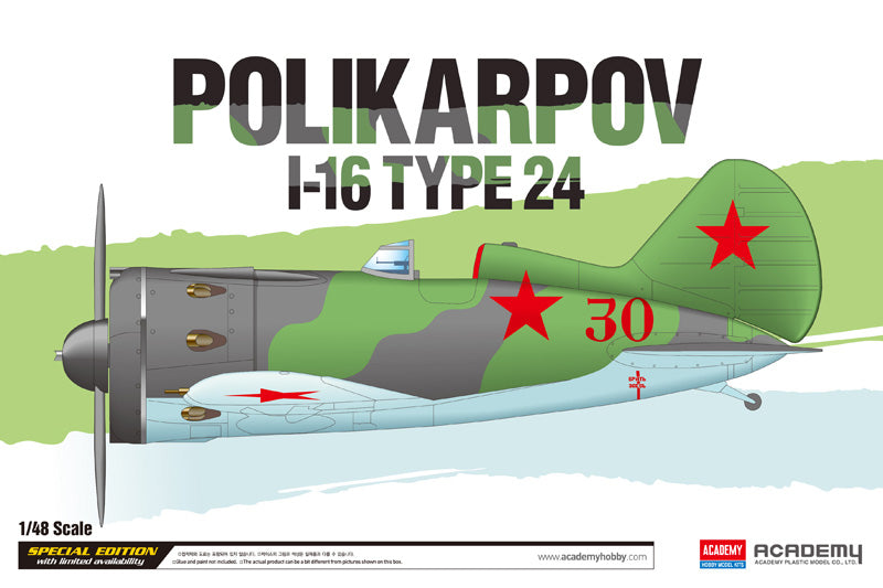 Academy 1:48 Polikarpov I-16 Type 24