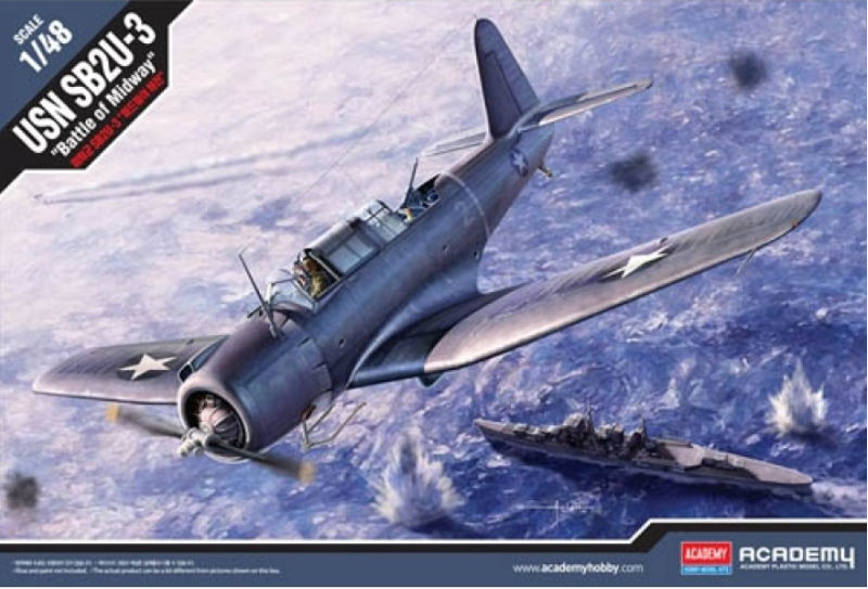 Academy 1:48 USN SB2U-3 Battle Of Midway