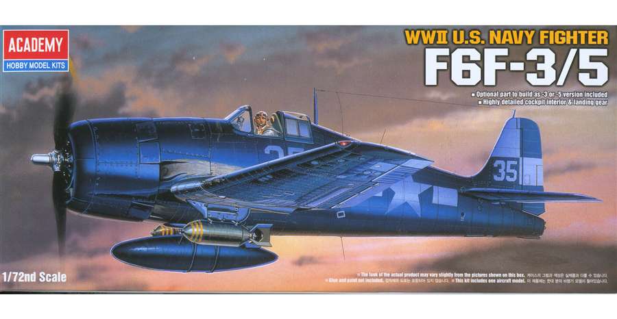 Academy 1:72 F6F-3/5 Hellcat