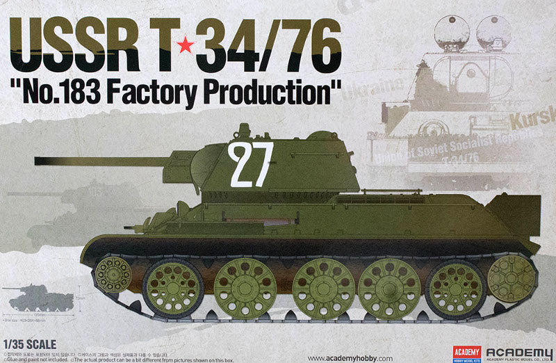 Academy 1:35 USSR T-34/76 Factory Prod