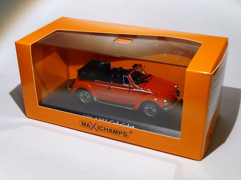 MC 1:43 1979 VW 1303 Beetle Cabrio Red