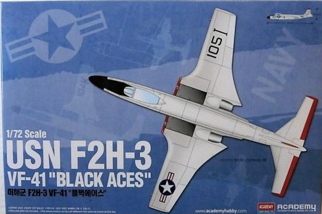 Academy 1:72 USN F2H-3 VF-41 "Black Aces"