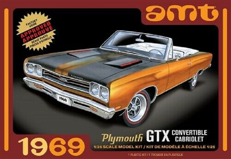 AMT 1:25 69 Plymouth GTX Convertible