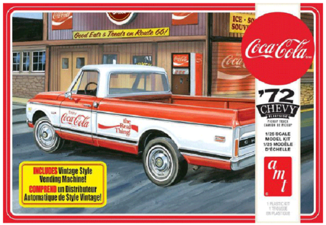 AMT 1:25 1972 Chevy Fleetside Pickup Coca Cola
