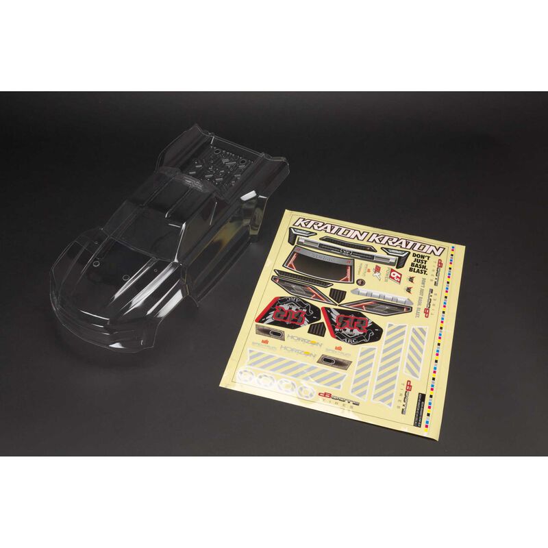 Kraton 6S BLX Clear Bodyshell (inc. Decals) by ARRMA