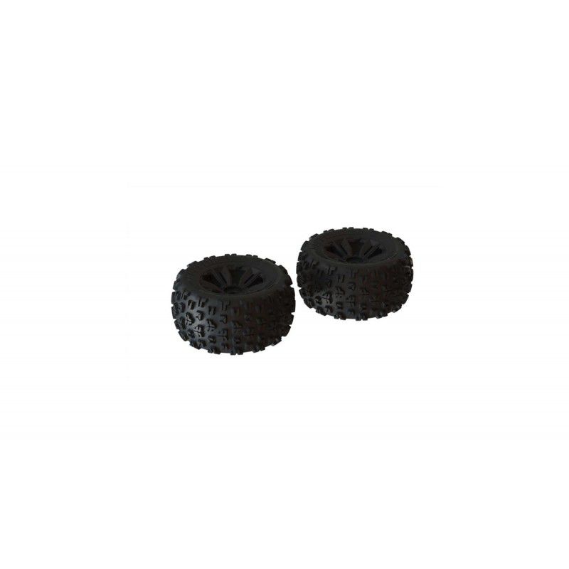 Arrma dBoots 'Copperhead2 MT' Tire Set Black - PairSuit Kraton 17mm Hex