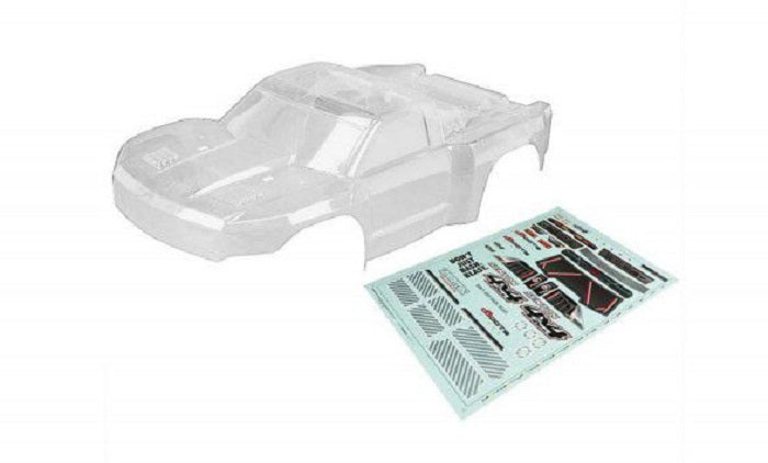 AR402262 1/10 Body Clear with Decals Senton 4x4