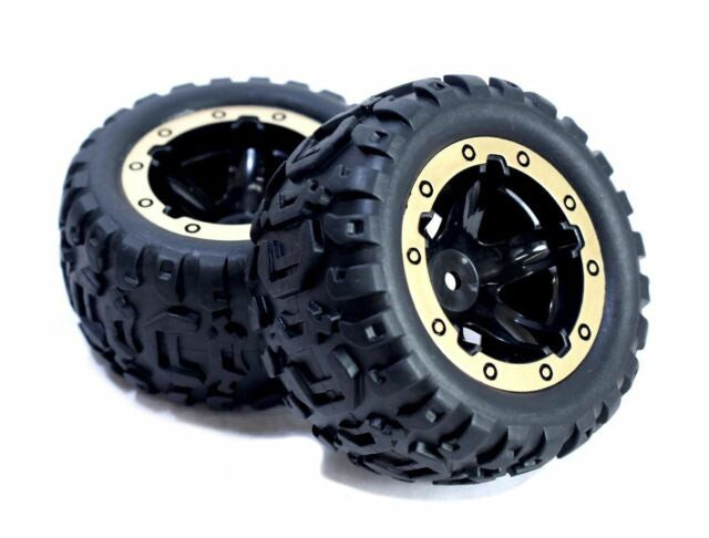 Blackzon  Wheels & Tyres Slyder MT Black/Gold