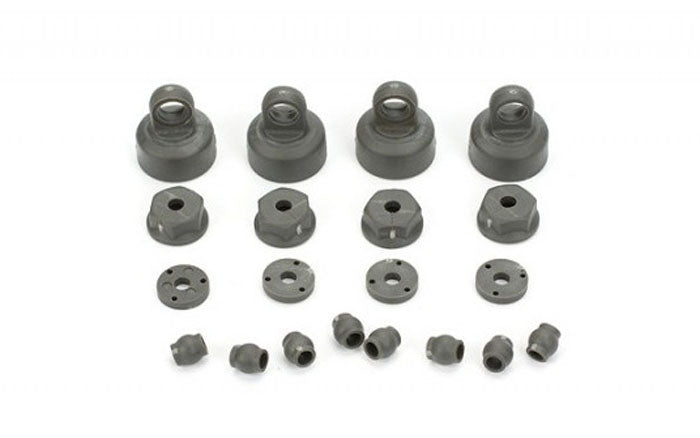 ECX Shock Cap, Piston, Pivot Ball Set