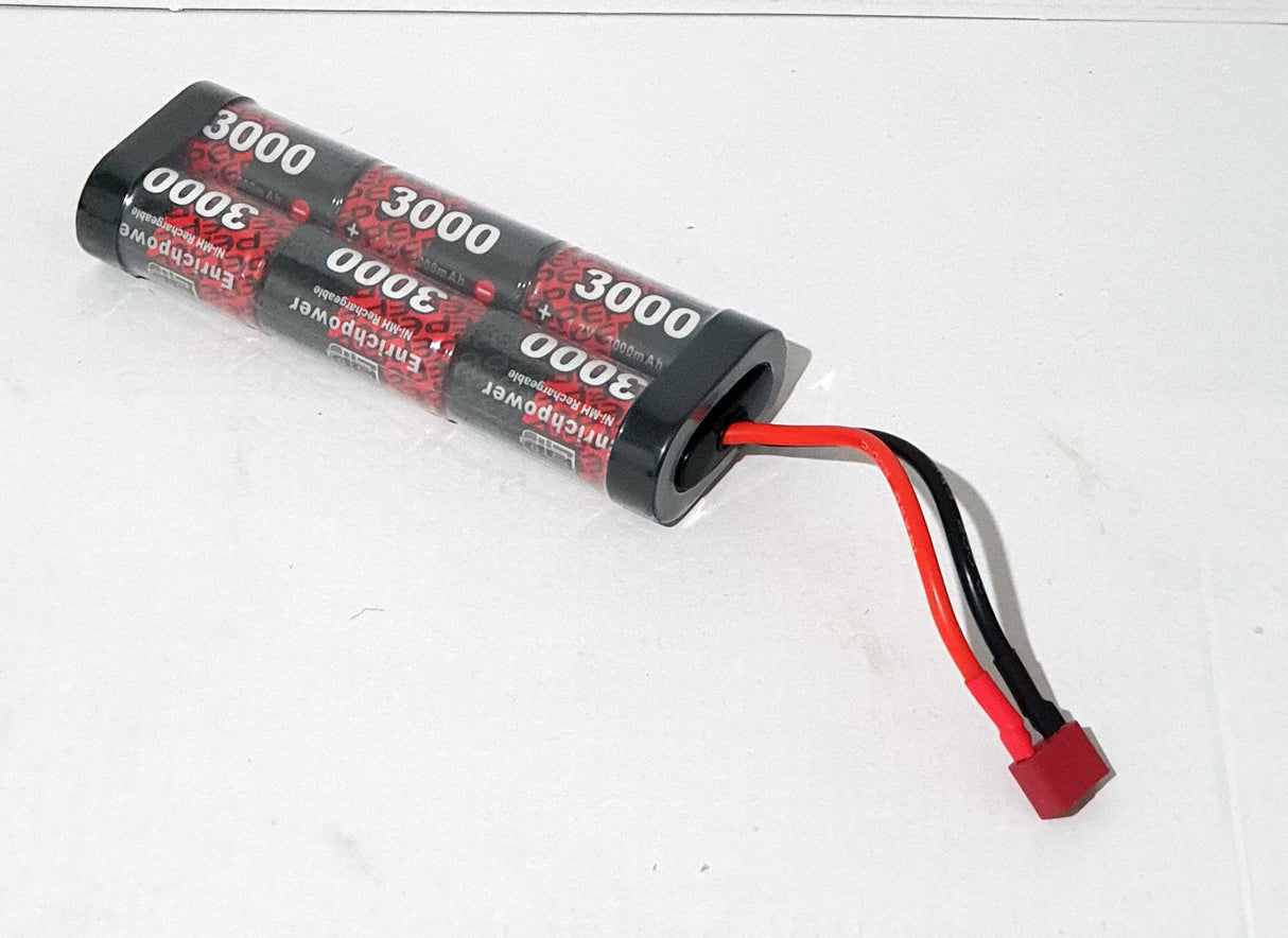 Enrich Power 3000mah NIMH 7.2v Battery Deans Plug