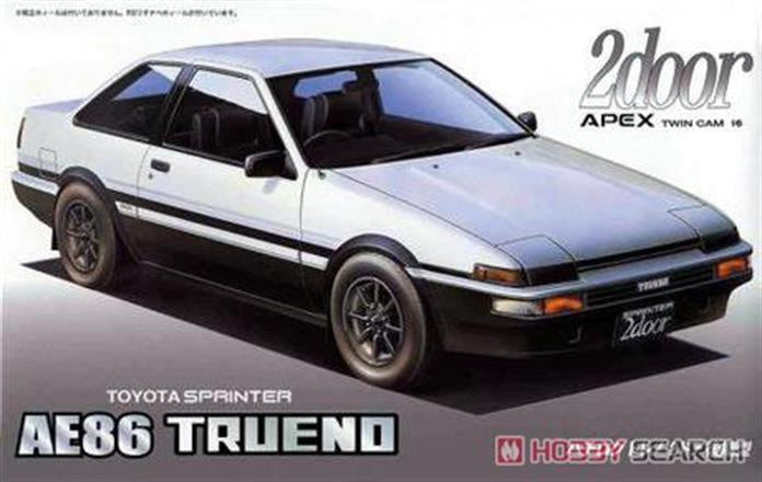 Fujimi 1:24 1985 AE86 Trueno Late Type