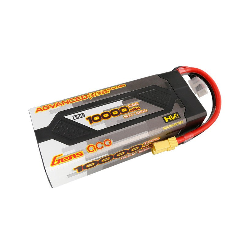 Gens ace Advanced 10000mAh 15.2V 100C 4S2P HC Lipo Battery  EC5