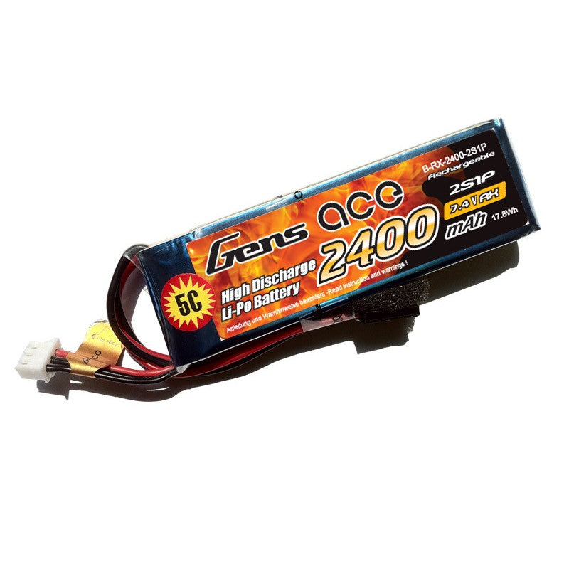 Gens Ace 2400mAh 7.4v RX Pack