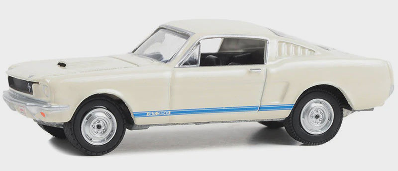 GL 1:64 1965 Shelby GT350 White W/Blue Stripes