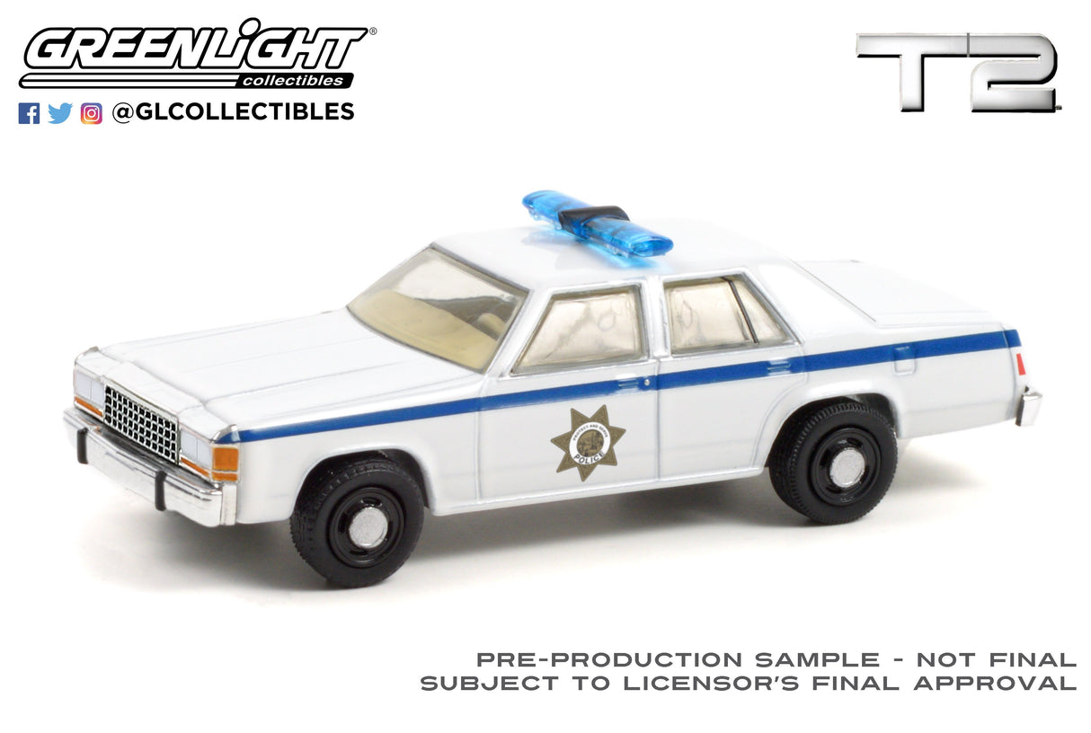 GL 1:64 Terminator 2 1983 Ford LTD Crown Vic Police Car
