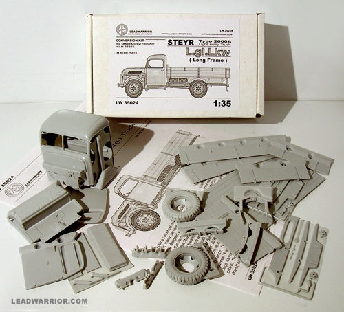 Leadwarrior 1:35 Steyr Type 2000A L.gl.Lkw Long Frame Transkit