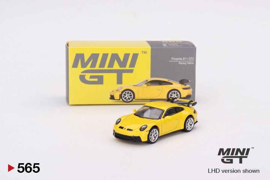 MiniGT 1:64 Porsche 911 (992) GT3 Racing Yellow