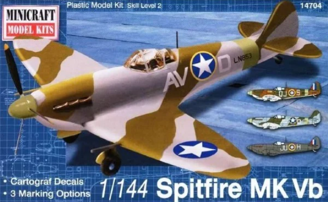 Minicraft 1:144 Spitfire Vb USAAF/RAF