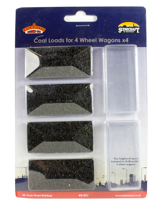 BACHMANN Coal Loads for 4 Wheel Wagons