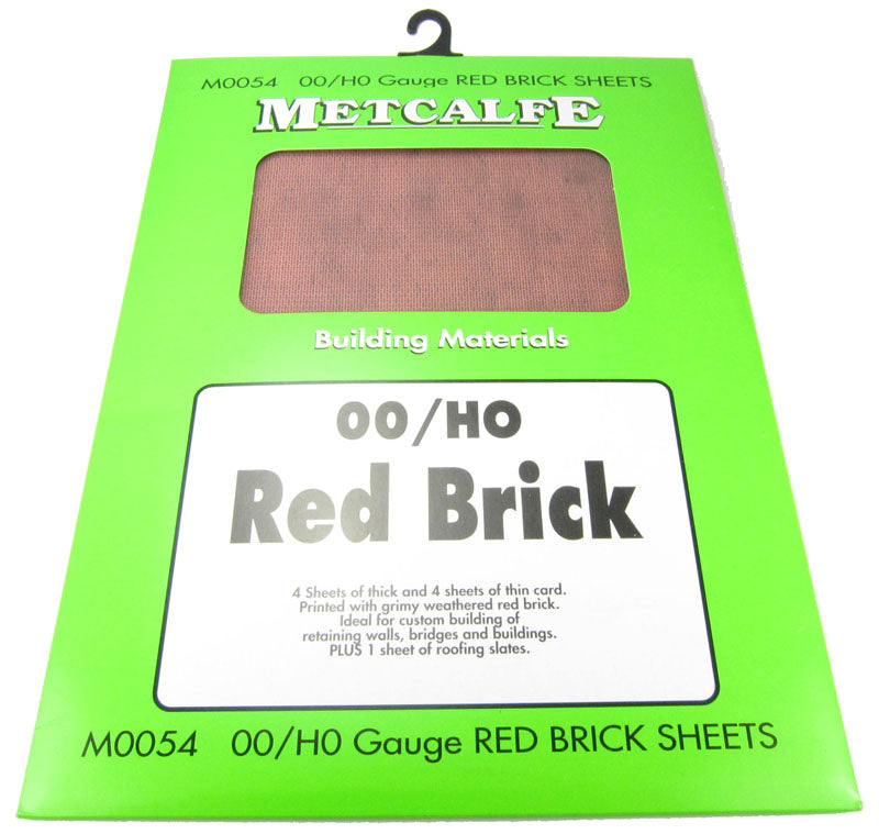 Metcalfe 00/Ho Red Brick Builder Sheets