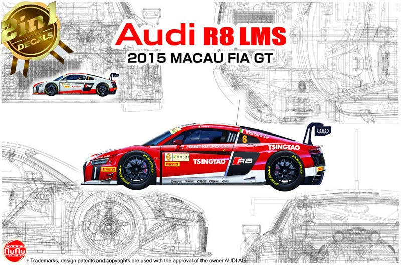 NuNu 1:24 Audi R8 LMS 2015 Macau FIA GT