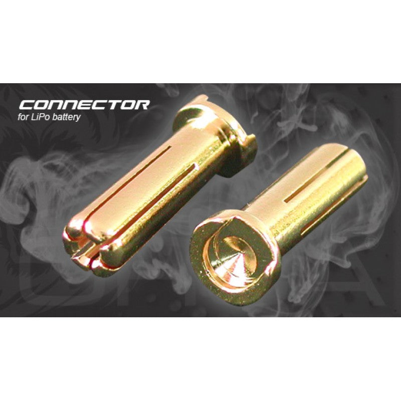 Orca 5mm Male Bullet Connectors 2pcs