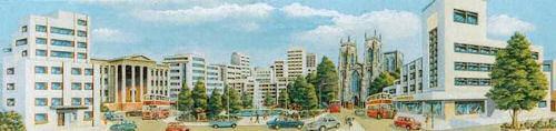 Peco Background Large City Centre