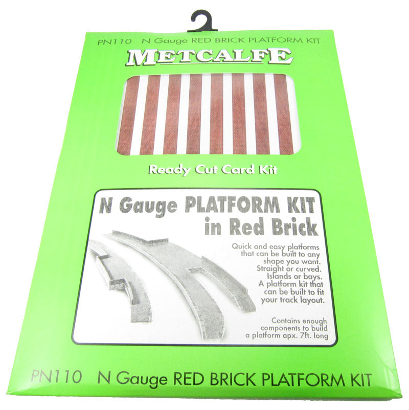 Metcalfe N Gauge Red Brick Platform Kit