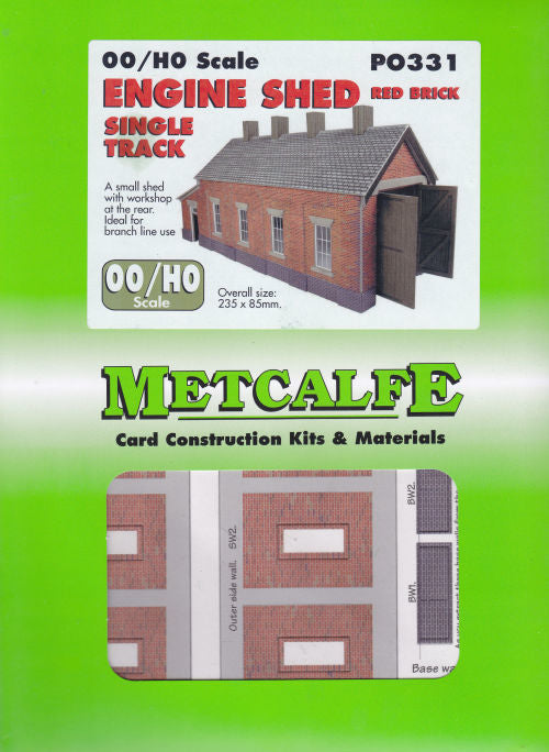 Metcalfe OO/HO Single Track Engine Shed