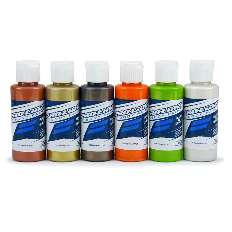 Proline RC Body Paint Metallic/Pearl Color (6 Pack)