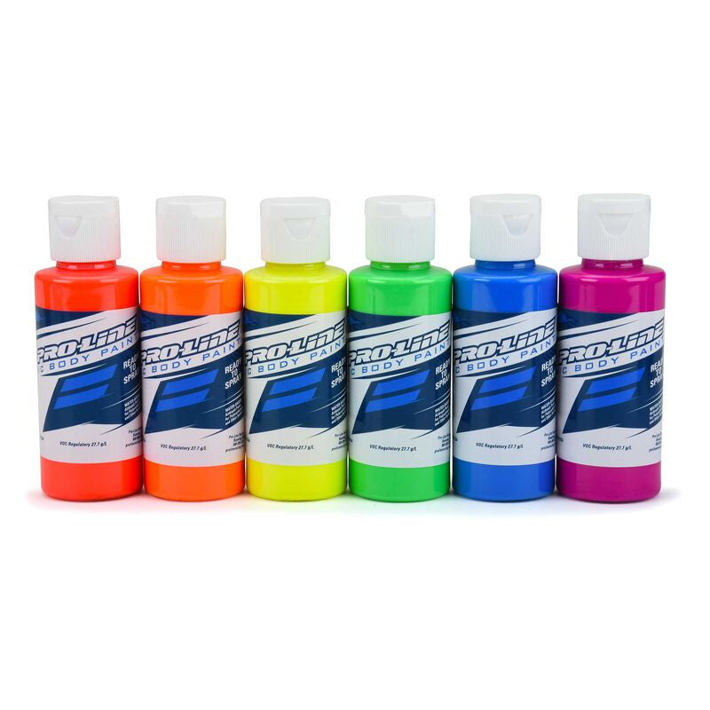 Proline RC Body Paint Fluorescent Color (6 Pack)
