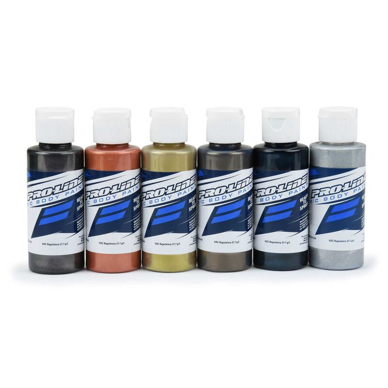 Proline RC Body Paint Pure Metal Set (6 Pack)