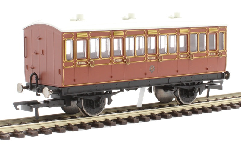 Hornby LB&SCR 4 Wheel 3rd Class Coach w/lights – Frankton Model Shop