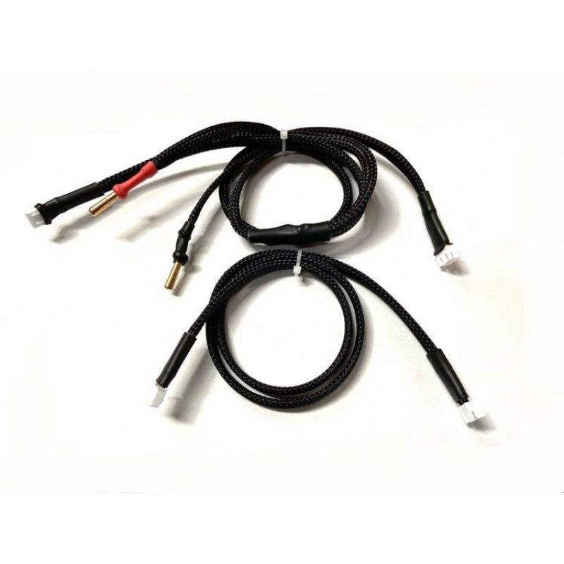 RCP 2S Receiver Pack Charge Lead 4mm bullet