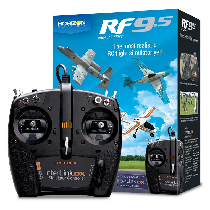 RealFlight 9.5 Flight Simulator w/Spektrum DX Transmitter