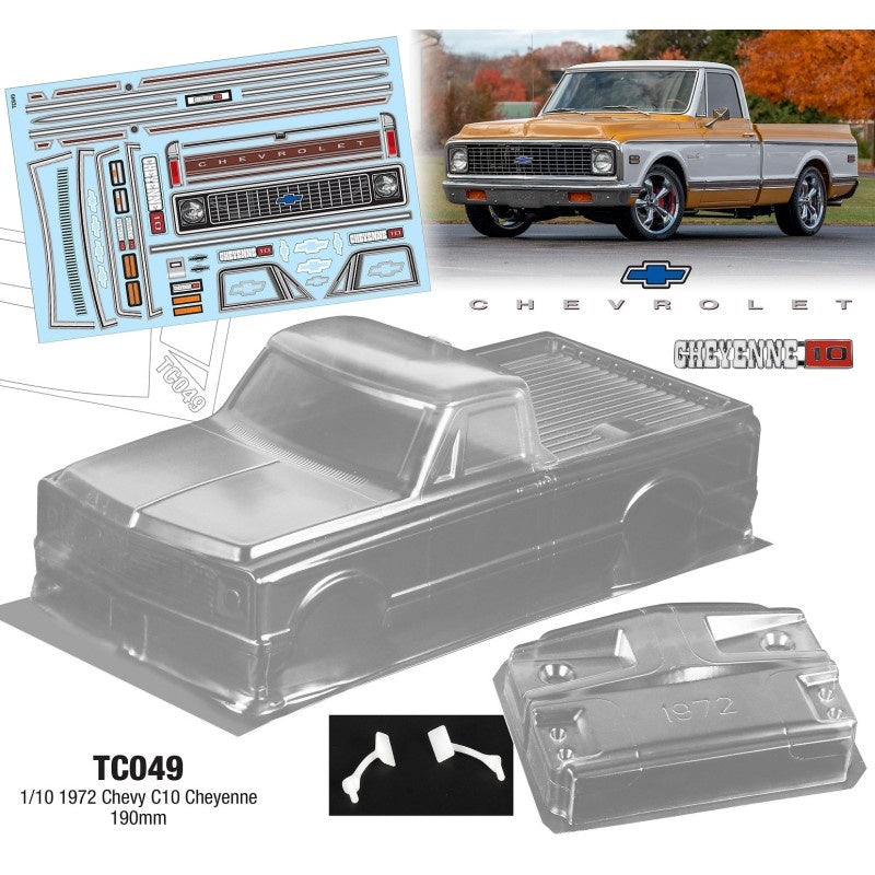 Team C 1/10 1972 Chevy C10 Cheyenne, 190mm