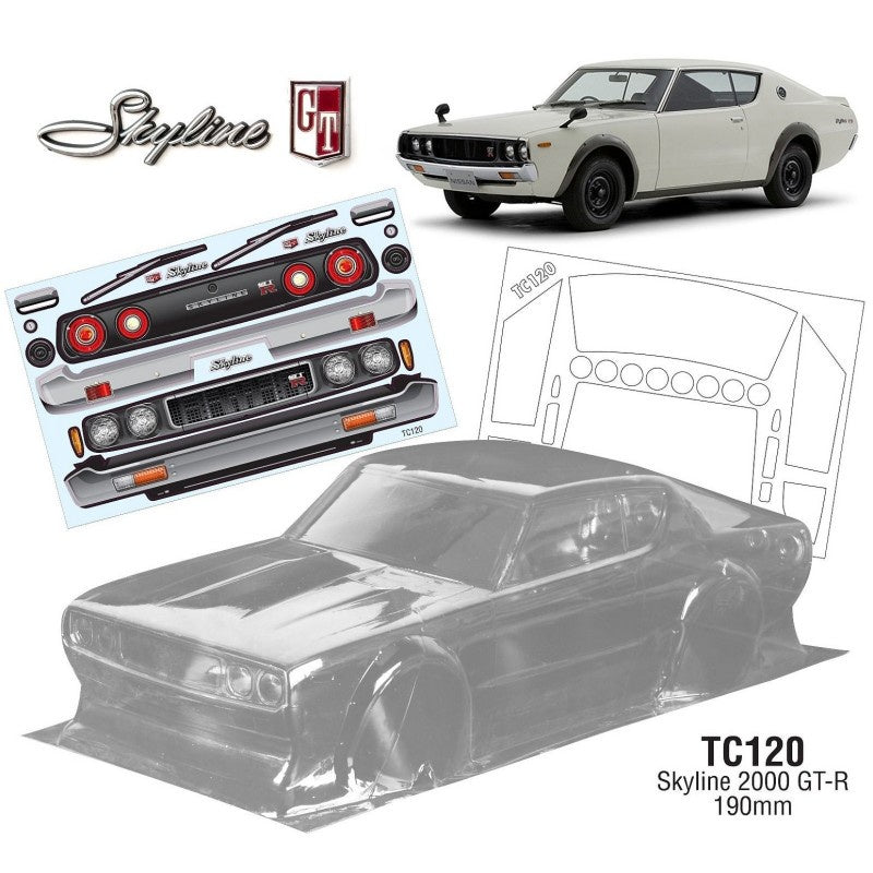 Team C 1/10 Nissan Skyline 2000 GT-R 190mm