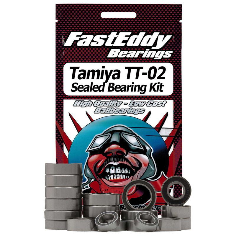 Fasteddy Tamiya TT-02 Rubber Sealed Bearing Kit