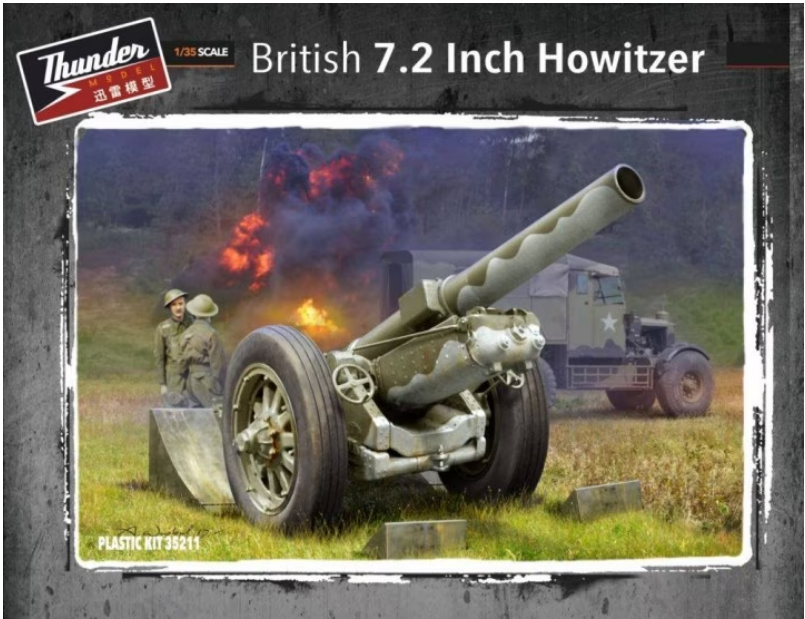 Thunder 1:35 British 7.2inch Howitzer