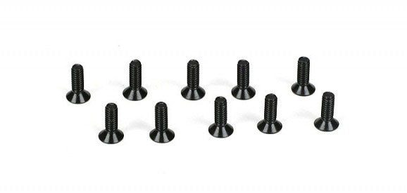 Team Losi Flathead Screw, M2 x 6mm (10)