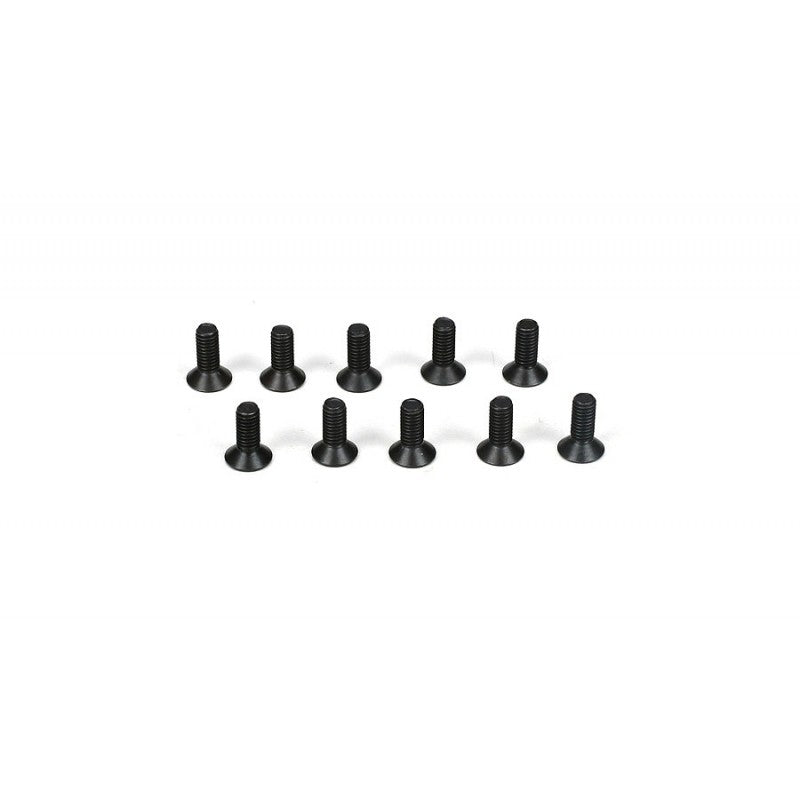 Team Losi Flathead Screw, M3 x 8mm (10)