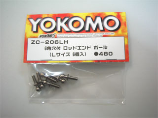 YOKOMO ZC-206LH ROD END BALL L SIZE