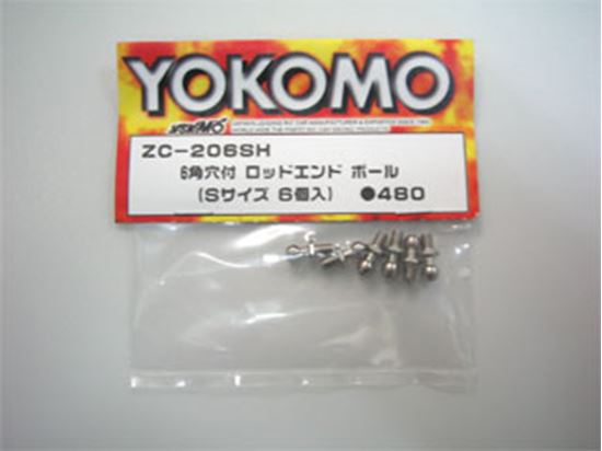 YOKOMO ZC-206SH BALL END SILVER