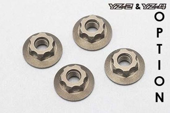 Yokomo Aluminum 4mm Serrated Wheel Nut 4