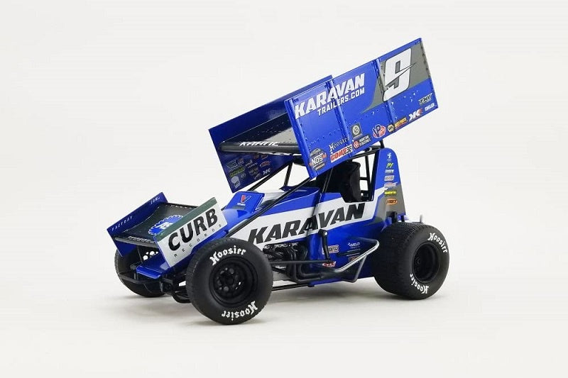 ACME 1:18 2021 Sprint Car #9 Karavan Trailers K. Kahne