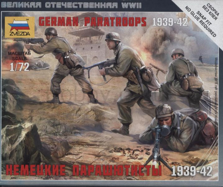 Zvezda 1:72 German Paratroopers 1939-1942