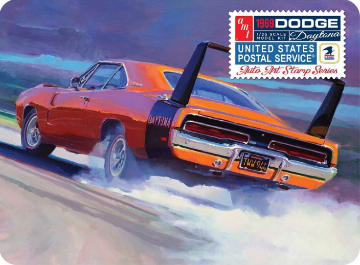 AMT 1:25 1969 Dodge Charger Daytona USPS