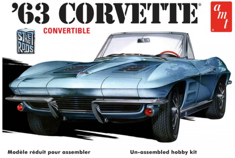 AMT 1:25 1963 Corvette Convertible