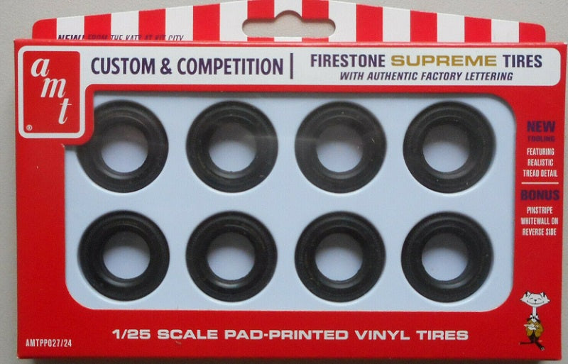 AMT Parts Pack 1:25 Firestone Supreme Tyres