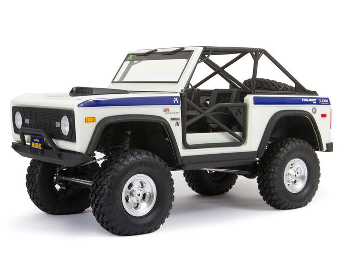 Axial SCX10 III "Early Ford Bronco" RTR 1/10 4WD Rock Crawler (White) w/DX3 Radio